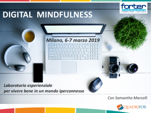 digital mindfulness Milano marzo 2019